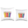 Pretty Sketchy Sketch Pencil Creative Art Artist Artistic Throw Pillow