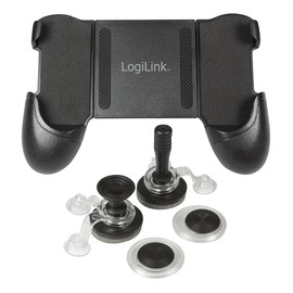 LogiLink AA0118 Mobile Touchscreen Gamepad Smartphone Controller for Android and iOS Black
