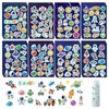 Space Stickers Set, 48-Piece Assorted Stickers with 14 Designs Each,