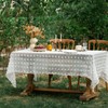 Bringsine Thanksgiving Tablecloth Disposable Table Cover Square Floral Cloth for