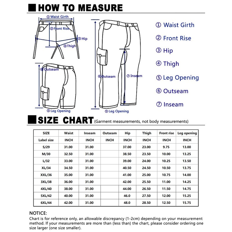 Match - Recto para hombre, 8105 Blue Black, 29W x