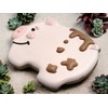 JOKUMO Cute Pig Cookie Cutter 4” Large Animal Shape Cookie