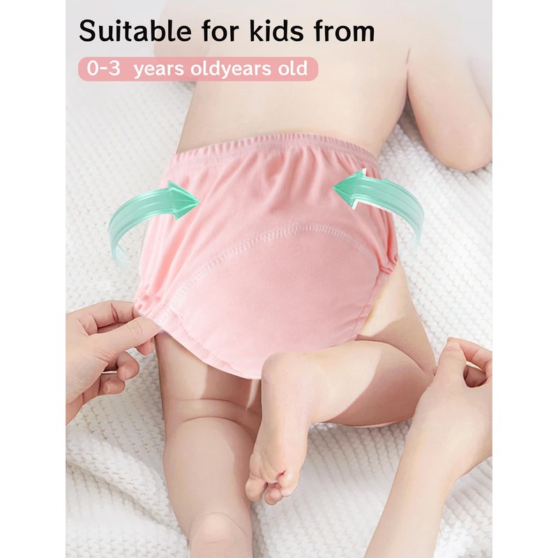 Happy Cherry Baby Training Underpants Soft Cotton Absorbent Toddler Potty