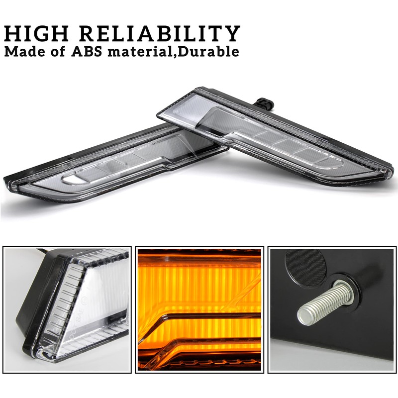 LDETXY Accent Panel Light Kit for Slingshot 2020-2023, DRL Daytime
