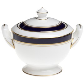 Royal Worcester Howard Cobalt Bone China Sugar Bowl And Cover