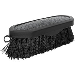 START Pferdebürste mit ergonomischem Griff – Weicher Striegel für Pferde – Fellbürste für sanfte & gründliche Pferdepflege – Antirutsch-Design & praktische Schlaufe (Schwarz)