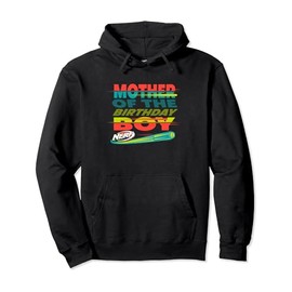 Nerf Mother Of The Birthday Boy Flying Dart Portrait Pullover Hoodie