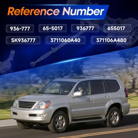 936-777 Rear Drive Shaft Fit for Lexus GX470 2003-2009 V8 4.7L Sport Utility 4WD| Toyota 4Runner 2003-2009 V8 4.7L Sport Utility 4WD, OE 3711060A40, 371106A480