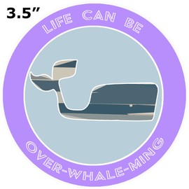 Athena Brands Blue Whale Life Can Be Over-Whale-Min - Panama Purple