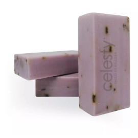 Celesty Kit 50 Pzs Jabón Artesanal Lavanda Orgánico 100g Mayoreo