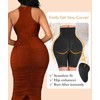 Trinorla High Waisted Hip Pads Shapewear Tummy Control Butt Lifter