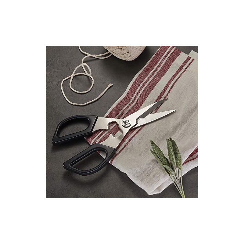 Miyabi Kitchen Shears, Precisely Sharpened Stainless Steel Blades, Long Lasting