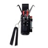 Premium Handmade Black Leather Hacker Midgets Cutter Pointing GK –