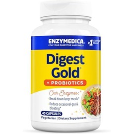 Enzymedica | Digest Gold + Probióticos, 45 Cápsulas