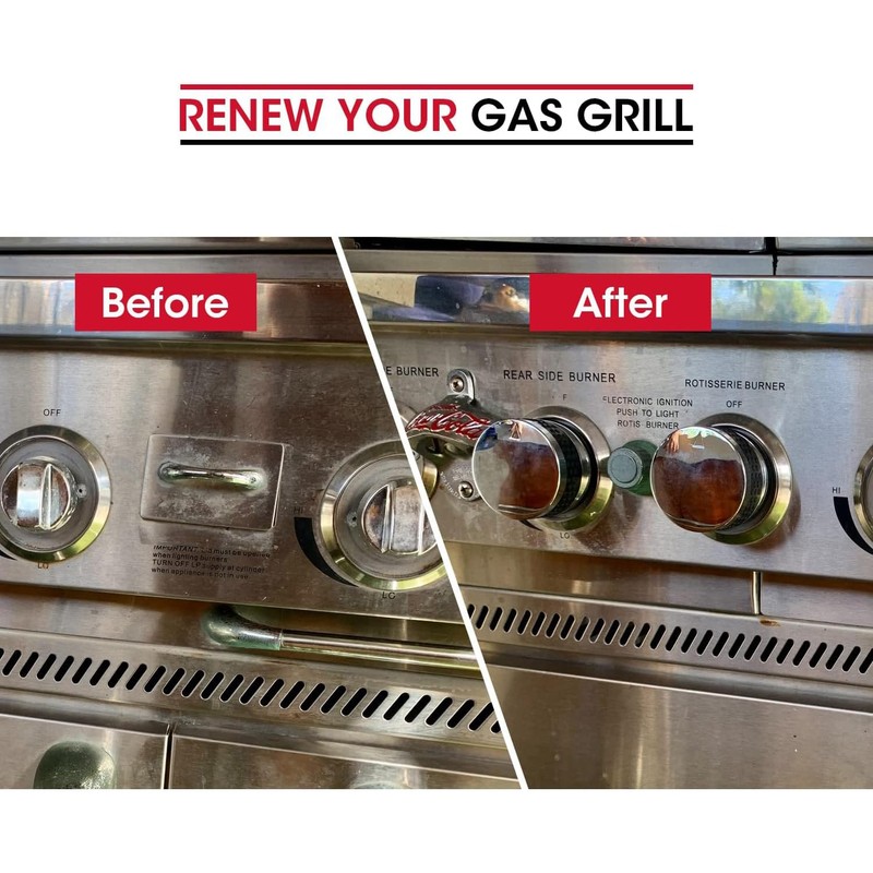 Lexziuo 4PCS Outdoor BBQ Control Knobs Replacement - Durable Heat-Resistant