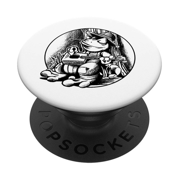 Swamp Frog Blues Boy 3 String Cigar Box Guitar PopSockets