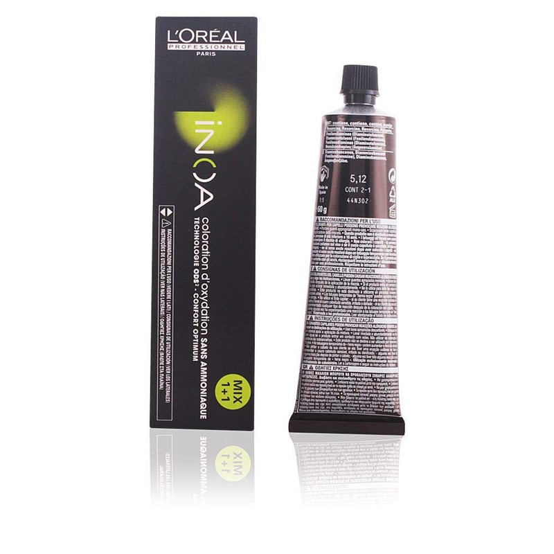 L'Oréal Professionnel Inoa Oxidative Colouration Without Ammonia 5.12 Light Brown