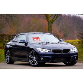 Ram-Pro 9" X 12" Sale Sign for Car and Auto Sales - Rust Free Clear and Visible Text Long Lasting with A Space to Hand Write, (4 Pack)