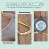 3pcs Adjustable Dog Gas Mask, New Creative Dog Puppy Face