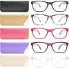 Fetrrc Reading Glasses Blue Light Blocking, Computer for Women Men,