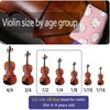 MUSEECS Premium Chinrest Cover for Violin Lesson Child Guarneri Model