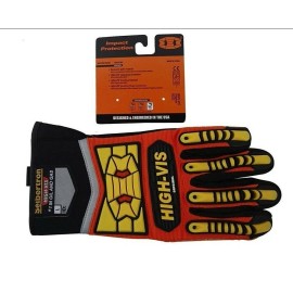 Seibertron HIGH-VIS / Impact Resistant Safety Gloves  - X-Large