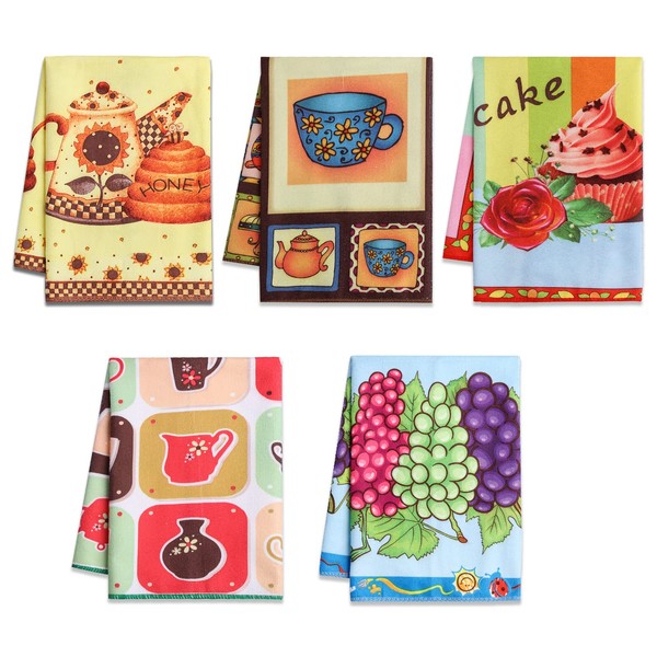 Autilify Tea Towels – 100% Cotton Kitchen Tea towels- Pack