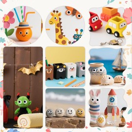 Googly Eyes Stickers, 8 Sheets Self Adhesive Wiggle Googly Eyes for Crafts, Black White Wiggle Eye Assorted Small Size 8mm 10mm 12mm 15mm for DIY Doll Making Sewing Decoration, Easy Peel and Stick