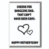 Funny Mother's Day Card for Mum | Cheeky Humorous Cheers