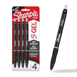 Sharpie de gel, 0.028 pulgadas, color negro                                                                                                           