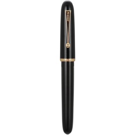 Jinhao 9016 Pluma estilográfica de punta fina, serie Dadao, con punta acrílica negra de latido y convertidor grande para escritura, firma y caligrafía