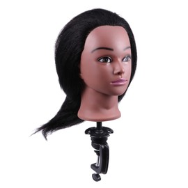 Beavorty Professional Beauty Salon Head Mannequin Head Braided Hair Model Hairdresser Practice Tool