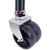 NBJINGYI 6" 2000lbs Dual Trailer Swirl Jack Caster Wheel With