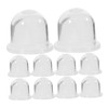 CAXUSD 10pcs Mower Oil Cups Plastic Carburetor Oil Bulbs for