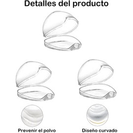 4 Piezas Porta Chupones Para Bebe, Sujetador De Chupon Para Bebe, Organizador De Chupetes, Diseño Práctico Para Guardar y Transportar, Material De Plástico Duradero, Ideal Para Uso En Casa y Viajes