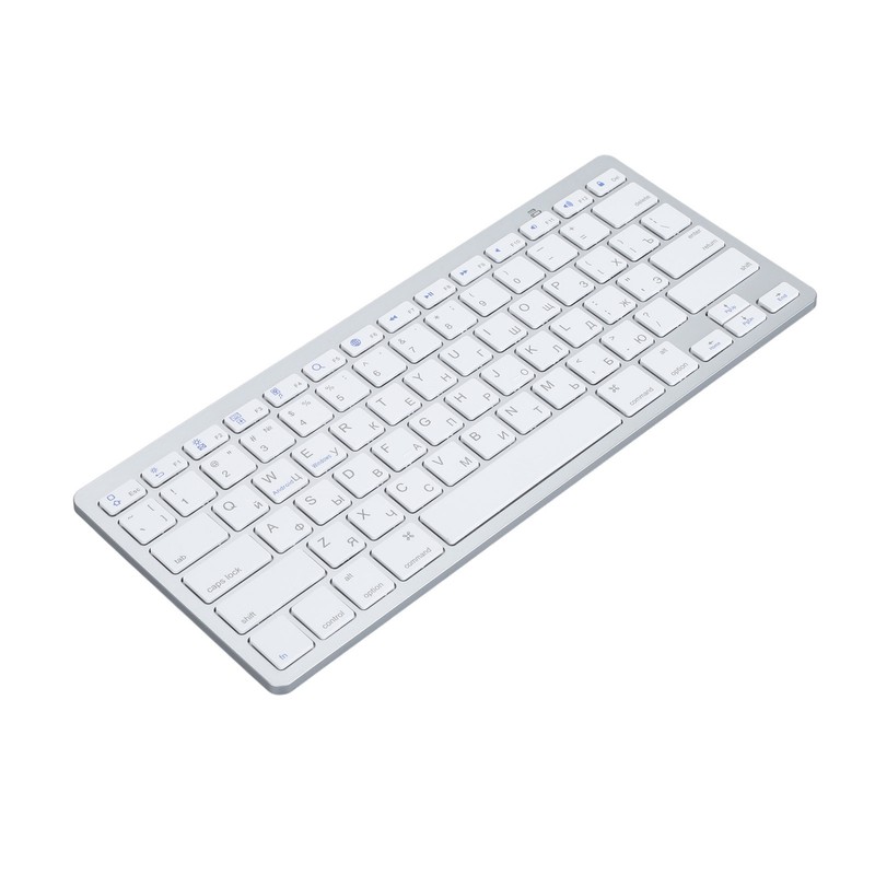 Ultra Thin Keyboard BT Wireless Splashing Proof Bilingual Language Keypad