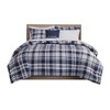 Madison Park Essentials MPE10-873 Patrick Comforter (Set), Navy