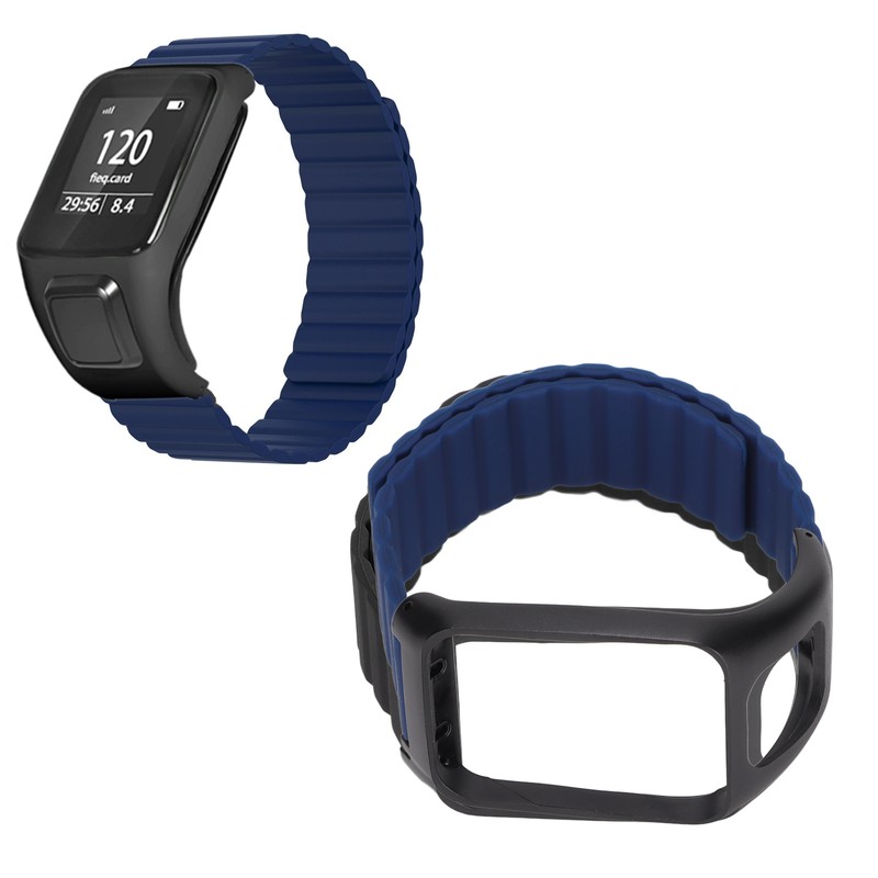 Silicone Magnetic Watch Band Watch Replacement Strap Adjustable Watch Wristband
