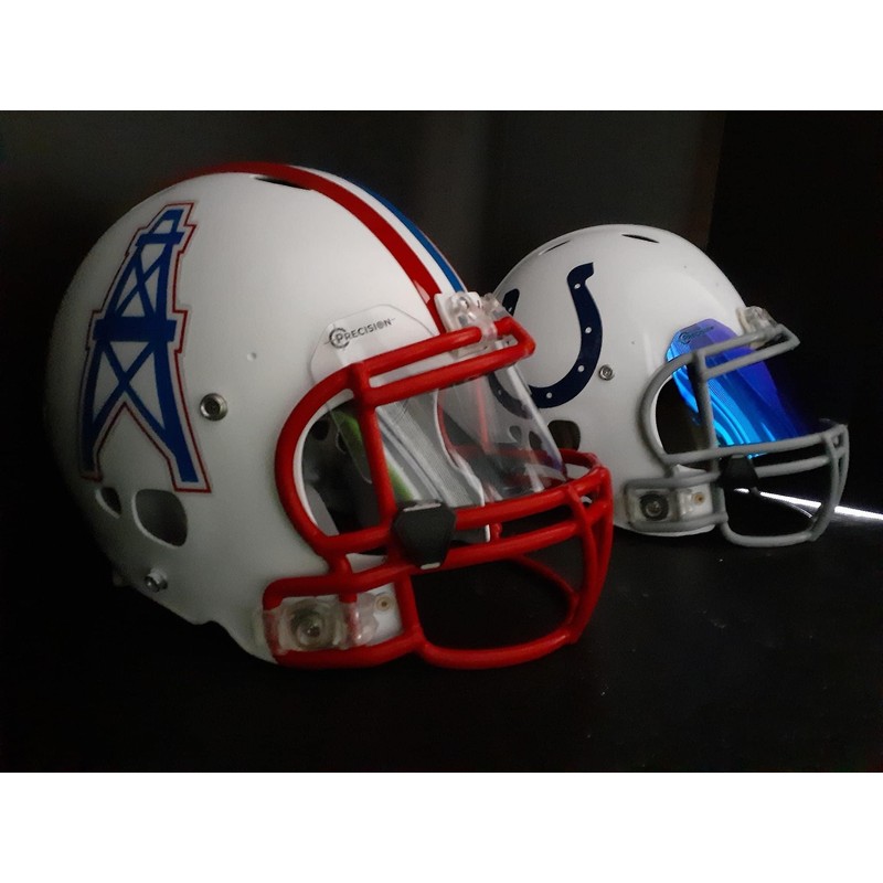 Precision Crystal Clear Football Helmet Visor // Eye-Shield // Fits