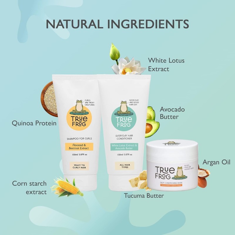 True Frog Shampoo For Curls (150 ml), Everyday Hair Conditioner