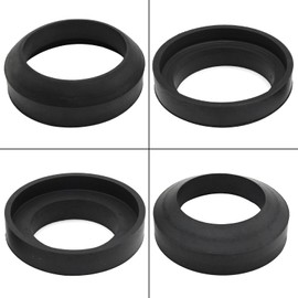 EATAKWARD Universal Toilet Tank to Bowl Gasket Bolts, 2 Kind Gasket and 4Pcs 5/16 * 3.15 Inch Toilet Tank Bolts, Replace for Most 2-Inch and 3-Inch Flush Valve Opening