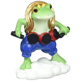 Daikai Copeau Frog Figurine Cute Interior Decoration Thunder God Taro, 1.6 x 1.0 x 2.0 inches (4.2 x 2.5 x 5 cm) 73327