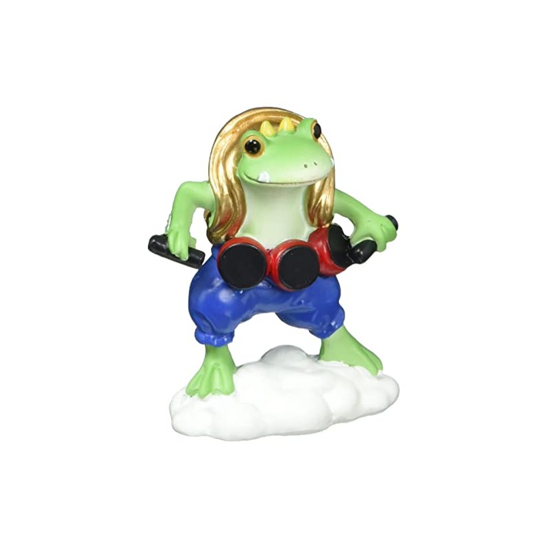 Daikai Copeau Frog Figurine Cute Interior Decoration Thunder God Taro,
