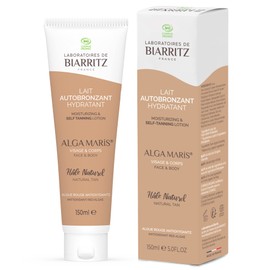 Laboratoires de Biarritz - Organic Certified Moisturising Self-Tanning Milk - A Beautiful Golden Tan All Year Round - Face and Body - 150 ml