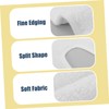 Healeved 4pcs Shaped Facial Towels Coral Fleece for Skincare Cleansing