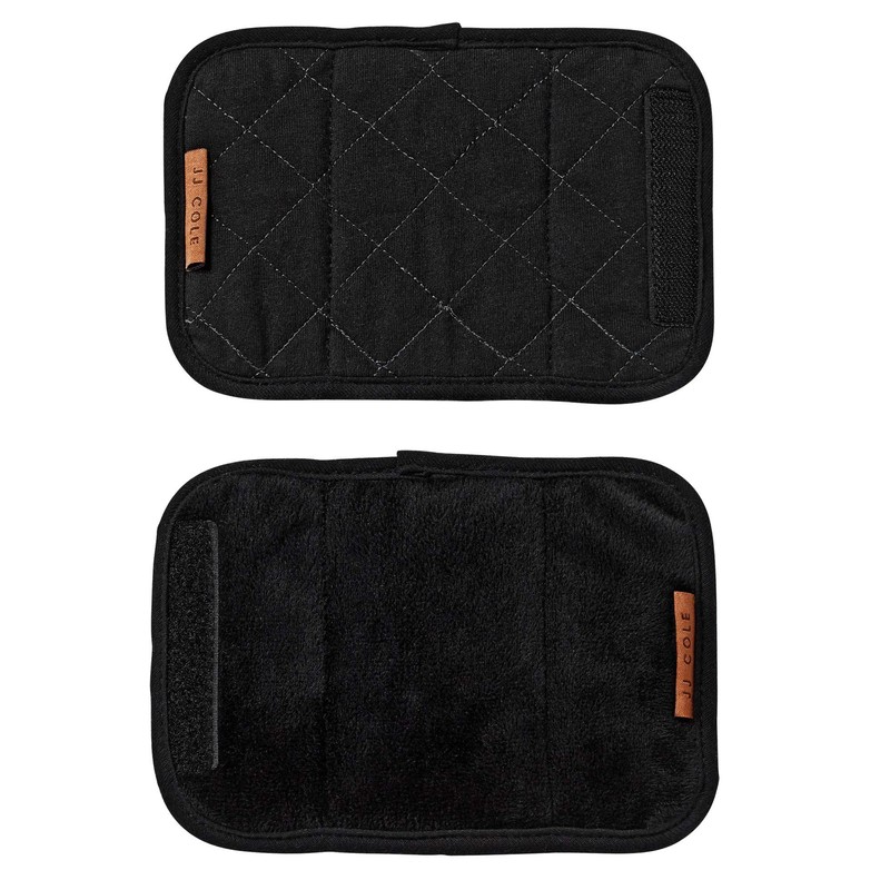 JJ Cole Reversible Strap Covers Blackout Quilted, Black, 0.1 Pound
