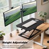 Raathionty Standing Desk Converter Adjustable Height,Keyboard Riser for Stand Up