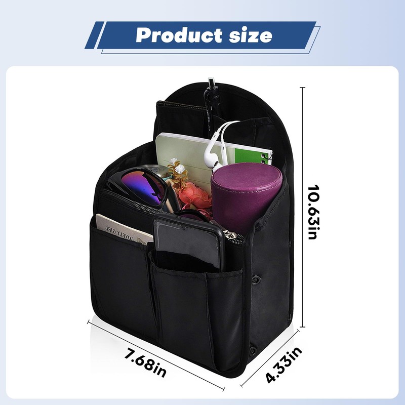 WEIMU Backpack Organizer - Waterproof Oxford Bag, Multi-Pocket, Travel Organizer