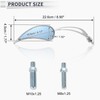 X AUTOHAUX 1set Universal Motorcycle Rear View Mirrors Adjustable Bar