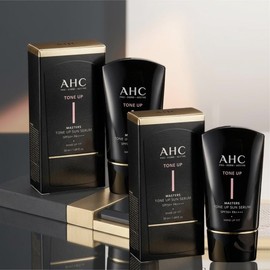 HC AHC Masters Tone-up Sun Serum 50ml 2 x Hypoallergenic natural makeup base / 에이에이치씨 AHC 마스터즈 톤업 선 세럼 50ml 2개 저자극 내추럴 메이크업베이스 겸용